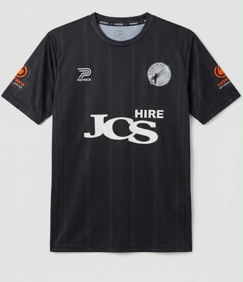 24/25 Black Match Worn Shirt - Ethan Robson (Large)