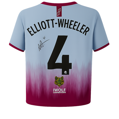 Aidan Elliott-Wheeler (Oxford United). SIGNED Match Worn Away Shirt