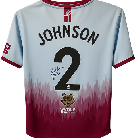 Callum Johnson (Retired player) SIGNED Match Worn Shirt