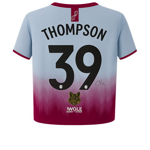 Oli Thompson - SIGNED Match Worn Away Shirt