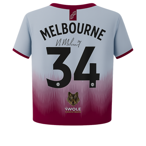 Max Melbourne - Match Worn Away Shirt