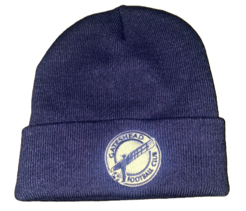 Navy Hat with Embroided Gateshead Badge