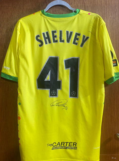 No.41 George Shelvey AWAY shirt - SIGNED (XL)