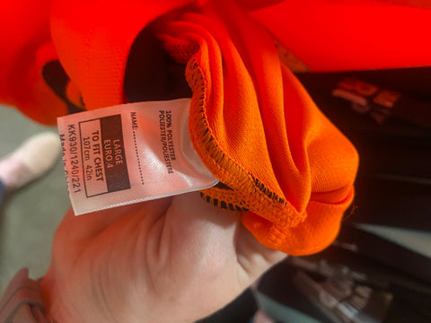 No.13 Harrison Bond Orange 3rd Shirt - UNSIGNED