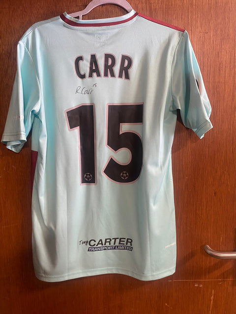 No.15 Ryan Carr AWAY Shirt - SIGNED (Medium)
