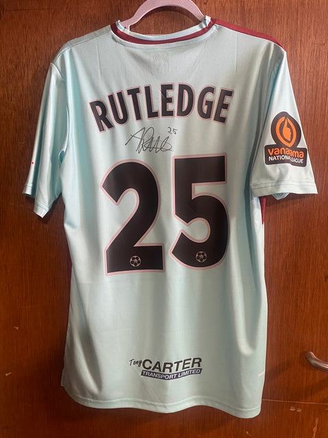 No.25 Aiden Rutledge AWAY Shirt - SIGNED (Large)