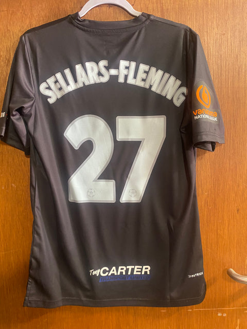 No.27 Tyrell Sellars-Fleming BLACK 3rd Strip - UNSIGNED