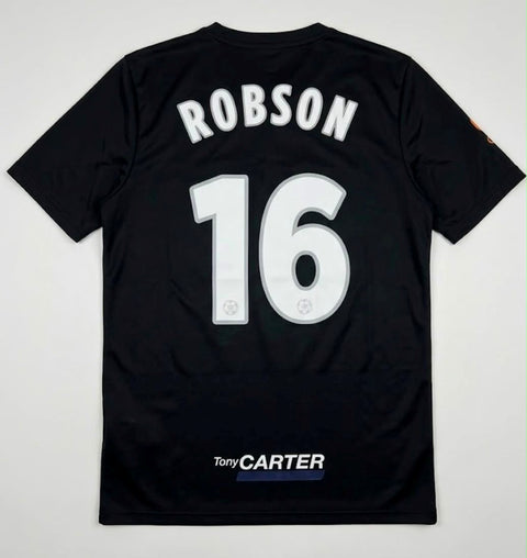 24/25 Black Match Worn Shirt - Ethan Robson (Large)