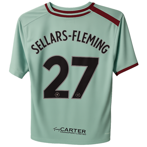 Tyrell Sellars-Fleming (Currently at Hull City!). Match Worn Shirt